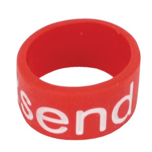SILICON RING WITH 1 COLOR PRINT